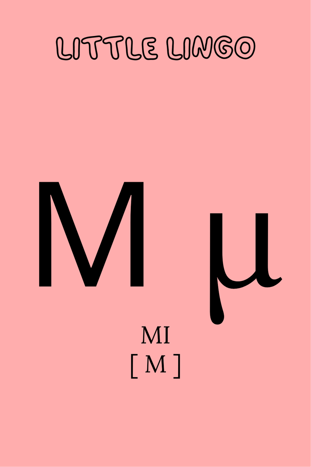 Greek Alphabet Flashcard Deck