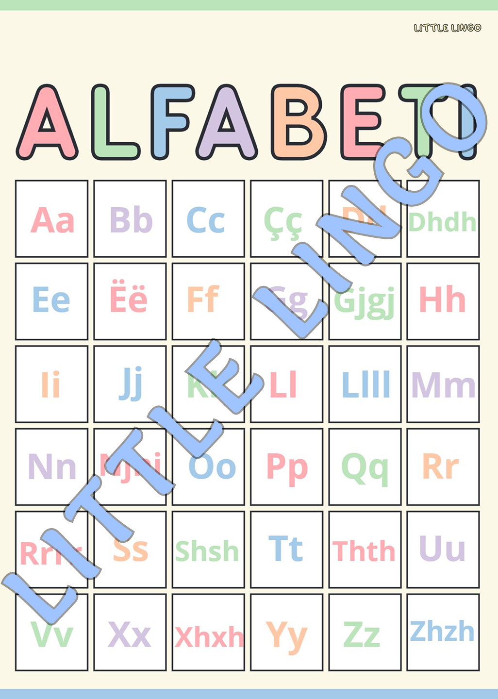Lingo Club: Albanian Playbook for Kids (Digital PDF)