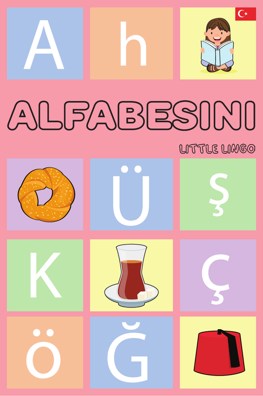 Turkish Alphabet Flashcards for Kids | ABC Learning Cards (COMING SOON)